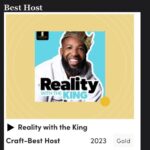 Carlos King Instagram - Yasss for winning BEST HOST in a podcast at @signalawards for Reality with the King! I truly love doing this and creating a space for stars be heard 🙏🏽❤️ thank you Reigndrops ☔️
