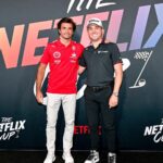 Carlos Sainz Jr. Instagram - Champions of the first-ever @Netflix Cup! ⛳️🏆 Couldn't have asked for a better partner 💪🏻 @justinthomas34 Las Vegas, Nevada
