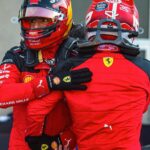 Carlos Sainz Jr. Instagram - Front row lockout for tomorrow! It won't be an easy race but we'll go for it! 💪🏻 FORZA FERRARI Primera fila para el equipo mañana! La carrera no será fácil pero iremos a por ello! 💪🏻 FORZA FERRARI - #Carlossainz Autódromo Hermanos Rodríguez