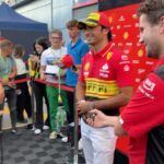 Carlos Sainz Jr. Instagram - Thank you all for your birthday wishes! Celebrating my birthday at Monza as a Ferrari driver can´t get any better. 🇮🇹 Positive day for the team, let's go for the weekend! 🙌🏻 Gracias a todos por las felicitaciones! Cumplir años en Monza siendo piloto Ferrari es todo un privilegio 🇮🇹 Día positivo para el equipo, a por el fin de semana! 🙌🏻 - #Carlossainz #ItalianGP Autodromo Nazionale Monza