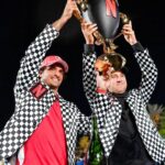 Carlos Sainz Jr. Instagram - Champions of the first-ever @Netflix Cup! ⛳️🏆 Couldn't have asked for a better partner 💪🏻 @justinthomas34 Las Vegas, Nevada