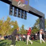 Carlos Sainz Jr. Instagram - Chaos to kick off the @netflix cup! 😂 🏌️ #F1 #NetflixCup #CarlosSainz Wynn Resort Las Vegas NV