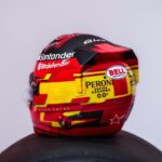 Carlos Sainz Jr. Instagram - NEW SEASON, NEW HELMET Rethinking the pattern! Sticking to my colors! ⚫️🔴🟡🔴⚫️ - #Carlossainz