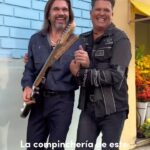 Carlos Vives Instagram - En el rodaje de “Las Mujeres” pasó de todo ¡Ey, pero no se iban a quedar sin saber estas 5 cosas del video!❤️ @juanes #LasMujeres Bogotá, Colombia