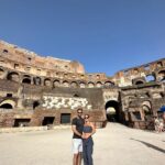 Carmen Villalobos Instagram - El Coliseo Romano 🤩 Uno de los lugares más impresionantes de la antigüedad ! Nada mas que decir 🏛️ Otro ✅ en nuestra lista ✨🫶🏻💫! Que sigan las vacaciones a tu lado ❤️ Roma, Italia
