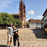 Carmen Villalobos Instagram - Una caminadita deli por Basel ❤️ Definitivamente cada lugar que descubrimos nos enamora más 😻 Te amoooooo mi amor que viaje más hermoso ✨🇨🇭🤩 @fredefutbol 💋 Basel Suiza