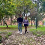 Carmen Villalobos Instagram - Derretidos, enamorados y combinados con nuestros sweaters de @maglione.col 🤤🫠❤️! Te amooooooo demasiado mi amor @fredefutbol 😻😻😻! Bogotá, Colombia