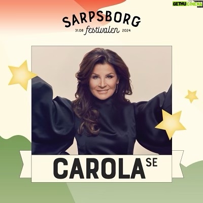 Carola Häggkvist Instagram - SOMMAR - 2024 kommer att bli vild i Norge för mig!! Mye på gång nu. Här är några av de festivaler som är klara; 21.06.2024 OverOslo (Grefsenkollen), Oslo, 12.07.2024 Tysnesfest, Tysnes, 01.08.2024 Foynhagen, Tønsberg, 02.08.2024 Wrigtegaarden, Langesund, 03.08.2024 Fjordfesten, Sandefjord, 31.08.2024 Sarpsborgsfestivalen, Sarpsborg… och lite till - TBC. 🎶♥️🙌🏼🔛💃🏽 Håper att vi ses!! #allthingslivenorway #carolainorge #carolakonsert Och, jaaa .. det kommer att bli stora sommarkonserter i Sverige i sommar & även i Finland och Åland. VÄLKOMNA att ladda batterierna tillsammans med mig. 🫶🏼🚀 Norge, Norway