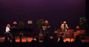 Carole King Instagram - Doing the Locomotion 
Living Room Tour 2005

@therealgaryburr #rudyguess #goffinkingsongs
