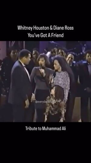 Carole King Instagram - The one and only time @dianaross & @whitneyhouston sang together was on Mohammad Ali’s 50th birthday in 1992. #dianaross #whitneyhouston #mohammadali #youvegotafriend #caroleking