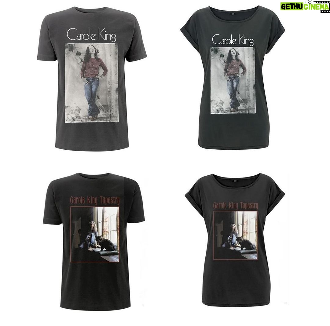 Carole King Instagram - FLASH SALE! T-shirts at only $10 each. These original designs are printed on unisex and women’s style tees in super soft cotton. Available exclusively in the Official Carole King Online Store. WHILE SUPPLIES LAST. Link to store in bio.