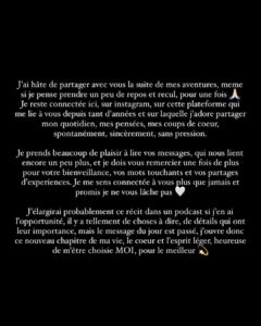 Caroline Receveur Instagram - End of this chapter 📖💫🫶🏼
