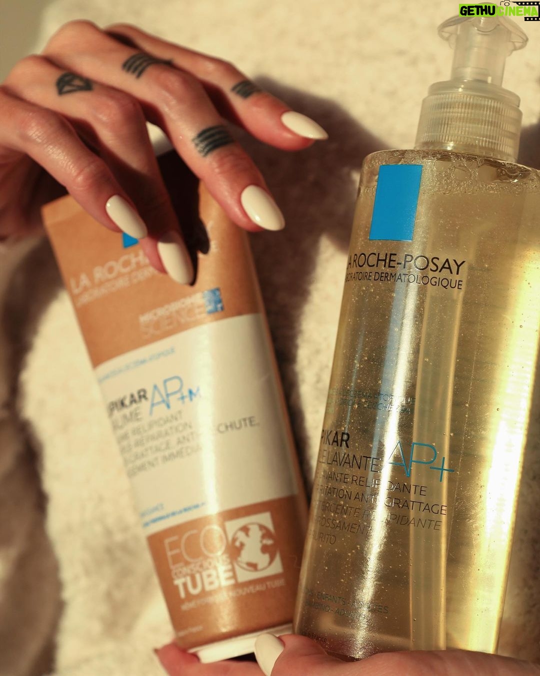 Caroline Receveur Instagram - Golden hour glow with @larocheposay 💫 #lipikar #larocheposay #skincare