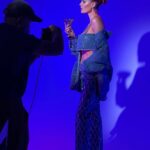 Caroline Receveur Instagram - Ce look, ce photoshoot, cette campagne @cosmicgoddess!🥹🙏🏻💙 STAY TUNED 🛸 Dubai Design District