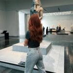 Caroline Receveur Instagram - Art is when human tells another human what it is to be human 🖼💭 @louvreabudhabi @visitabudhabi #LouvreAbuDhabi #SummerInAbuDhabi