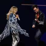 Carrie Underwood Instagram - Such a fun weekend @resortsworldlv !!! Thanks to everyone who came out to party!!! #Reflection #Vegas 📸: @jeffjohnsonimages