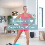 Carrie Underwood Instagram - #Repost @fit52 ・・・ Want to know the secret to @carrieunderwood’s killer legs?? We got you. 💪   Access Carrie’s famous leg workout designed to strengthen, tone, and sculpt your lower body. Featuring squats, lunges, step ups and more, it won’t be easy, but the burn will be SO worth it!   fit52 fam—sound off in the comments with what you love most about this iconic workout! 👇