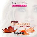Carrie Underwood Instagram - Tune in this week on @CarriesCountry for a special Thanksgiving edition of Carrie’s Countdown! Premiering today at 2PM ET with additional airings listed below or on demand in the @siriusxm app. Tues 11/21 @ 2pm and 9pm ET Weds 11/22 @ 12pm, 4pm, 10pm ET Thurs (Thanksgiving Day) 11/23 @ 8am, 11am, 3pm, and 7pm ET Fri 11/24 @ 1pm and 11pm ET Sat 11/25 @ 6pm ET