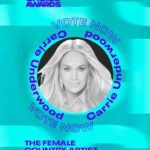 Carrie Underwood Instagram - Carrie has been nominated for @peopleschoice Award for The Female Country Artist Of The Year! Vote daily now through Jan 19 at votepca.com/music/the-female-country-artist, with votes counting as double on Turbo Voting Day on Jan 16. #PCAs *link in bio