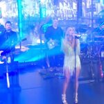 Carrie Underwood Instagram - Flashing back to our performance of #TakeMeOut on the @todayshow! Check it out! (*link in bio) 💜💎#FlashbackFriday #DenimAndRhinestones #DeluxeEdition