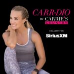 Carrie Underwood Instagram - Kick 2024 into high gear with the launch of @carrieunderwood’s workout music channel, CARR-DIO by @carriescountry, exclusively on the SiriusXM app! Head to the link in bio to listen now.