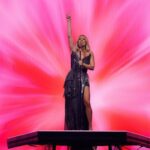 Carrie Underwood Instagram - So good to be back in #Vegas @resortsworldlv !!! Thanks to all who came out to #Reflection to party with us!!! We had a blast last night and can’t wait to do it again Friday and Saturday!!! Let’s goooooo!! ❤️🔥⚡️💥 📸: @jeffjohnsonimages