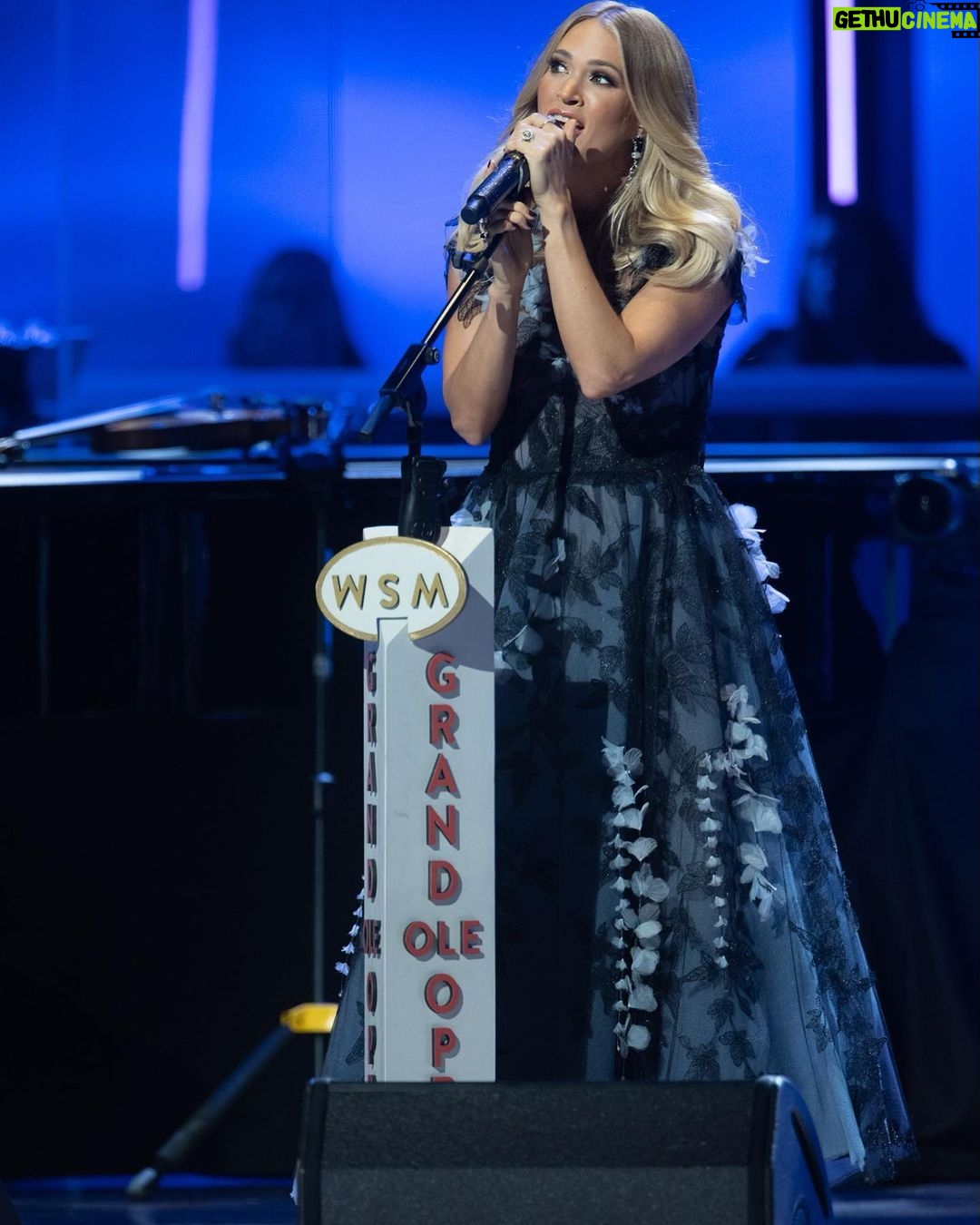 Carrie Underwood Instagram - Always a dream to play the @opry ! Thanks for all the ❤️ tonight… #Nashville #GrandOleOpry 📸: @chrishollo ☺️🥰🎶