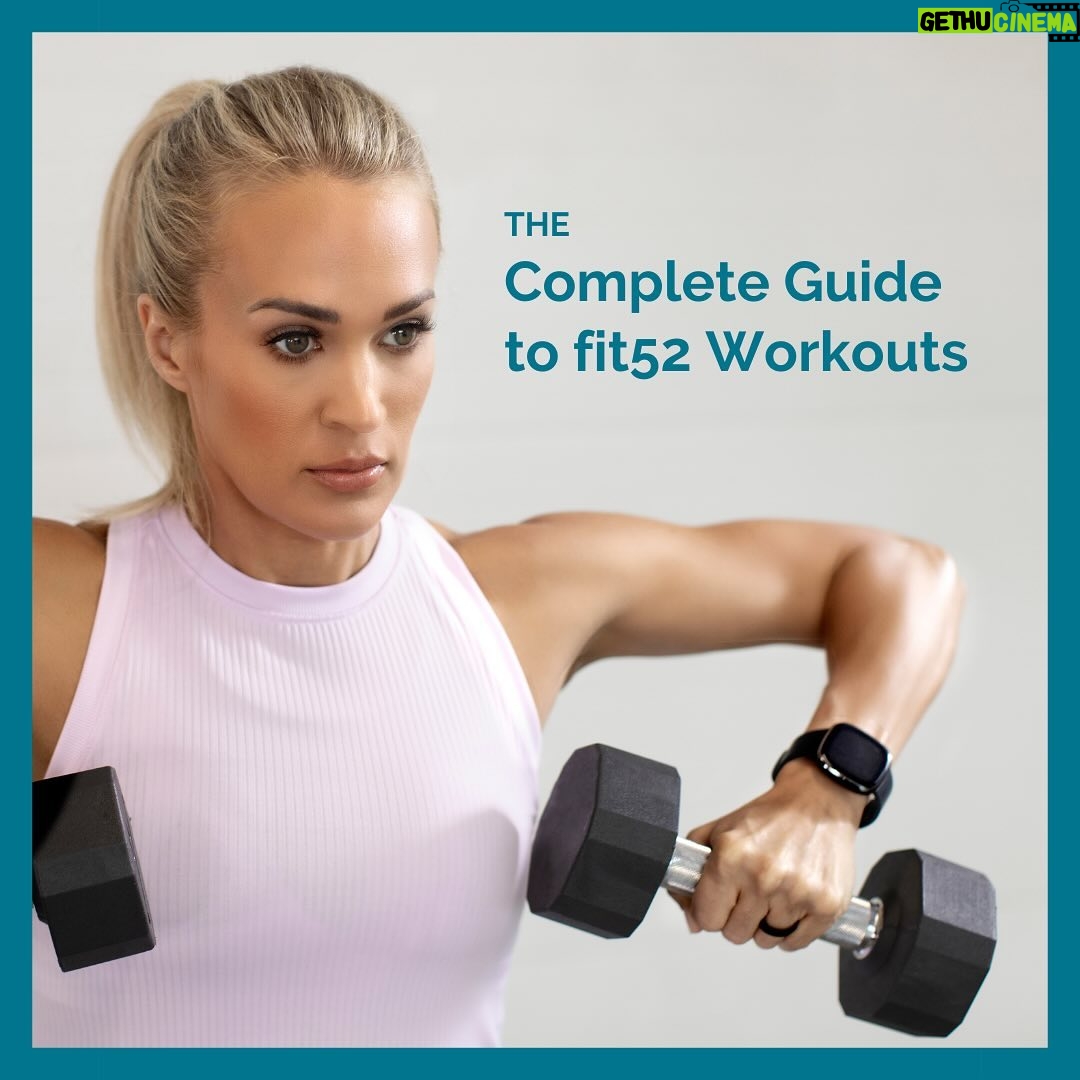 Carrie Underwood Instagram - #Repost @fit52 ・・・ Whether you’re new to fit52 or just need a refresher, consider this your go-to guide for working out with us! Here’s a crash course on how our workouts work… All workouts start with a virtual deck of playing cards, and each card reveals an exercise with a number of reps. Card suits represent different target areas: ♠️ = Cardio ♣️ = Core ❤️ = Lower Body ♦️ = Upper Body Choose the area you want to focus on and the duration that works for your schedule (our workouts range from 5-60 minutes). Then, get ready to sweat! 💪💦 #fit52 #FitnessApp #FitnessGoals #FitnessMotivation #WorkoutFromHome #WorkoutFromAnywhere