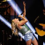 Carrie Underwood Instagram - Last night was fun! I always know it’s going to be a great night whenever we play in Oklahoma!!! Thanks, #Durant and the #GrandTheater @choctawcasinos for giving me an amazing excuse to go home! 🥰❤️☺️ 📸: @jeffjohnsonimages