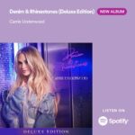 Carrie Underwood Instagram - The deluxe edition of #DenimAndRhinestones is available on @Spotify! Give it a listen! –TeamCU *link in bio