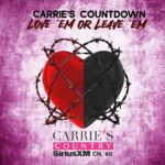 Carrie Underwood Instagram - Whether love is in the air this Valentine’s Day OR you’re feeling more like taking a Louisville Slugger to someone’s headlights…this month, @carrieunderwood shares her “Love ‘Em Or Leave ‘Em” playlist on a special edition of Carrie’s Countdown.  Premiering today on @siriusxm channel 60 or on demand in app. ❤️🖤 sxm.app.link/HearCarriesCountdown
