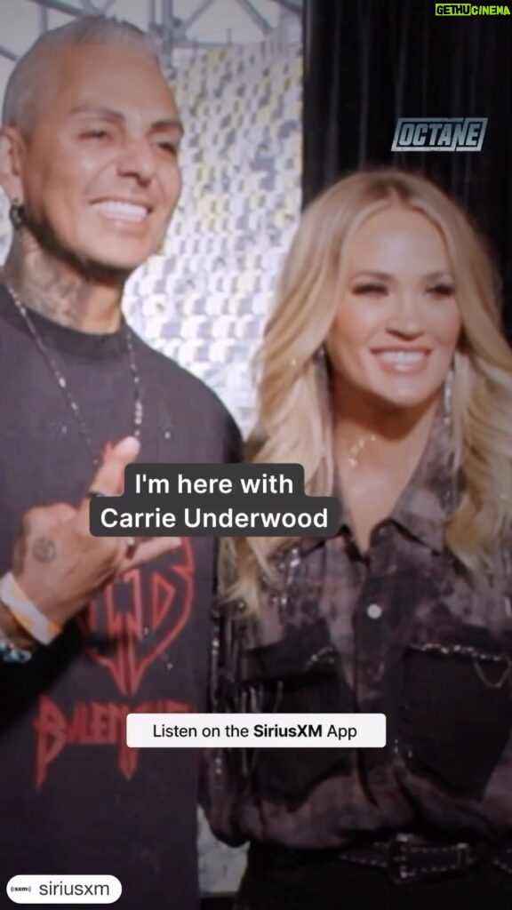 Carrie Underwood Instagram - #Repost @siriusxm ・・・ @carrieunderwood is invading Octane from backstage at the Guns N’ Roses show in Nashville, picking her favorite hard-hitting songs and talking to @josemangin about her love of rock. Listen to Carrie’s Octane Invasion starting Tuesday, 9/5 on @carriescountry (Ch. 60), @sxmoctane (Ch.37), and the SiriusXM app!