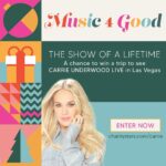 Carrie Underwood Instagram - Carrie & Universal Music Group have joined forces this holiday season to bring you Universal’s Music 4 Good Holiday Giveback, including this once in a lifetime “REFLECTION: The Las Vegas Residency 2024” experience 💎, to benefit First Responders Children’s Foundation and the C.A.T.S. Foundation. Enter for a chance to win here: charitystars.com/carrie - TeamCU