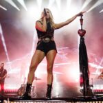 Carrie Underwood Instagram - Some fun pics from @geodispark opening up for @gunsnroses !!! Enjoy! I know I did! 😝☺️ #GnR #Nashville ❤️❤️❤️ 📸: @jeffjohnsonimages