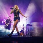 Carrie Underwood Instagram - Some fun pics from @geodispark opening up for @gunsnroses !!! Enjoy! I know I did! 😝☺️ #GnR #Nashville ❤️❤️❤️ 📸: @jeffjohnsonimages