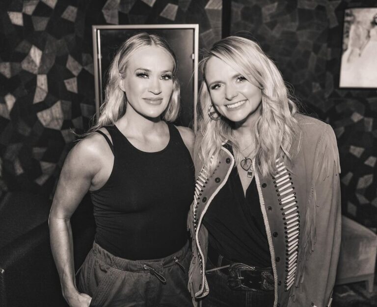 Carrie Underwood Instagram - We’ve both been at this thing for a while now…Seen a lot. Done a lot. Sang a lot. Through it all, it’s nice to know you’ve got great people in your corner! Thanks for coming to the show last night, Miranda! Cheers to Vegas and cheers to us for all we’ve accomplished and to whatever comes next! ❤️