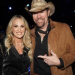 Carrie Underwood Instagram - Saddle up the horses, Jesus, ‘cause a true blue COWBOY just made his ride up to heaven!!! Introduce him to all the Okies and sign that boy up for the choir! We’re gonna miss you, Toby, but my heart has no doubt that you are standing in the presence of our King right now!!! See you again someday, friend.
