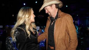 Carrie Underwood Instagram - Saddle up the horses, Jesus, ‘cause a true blue COWBOY just made his ride up to heaven!!! Introduce him to all the Okies and sign that boy up for the choir! We’re gonna miss you, Toby, but my heart has no doubt that you are standing in the presence of our King right now!!! See you again someday, friend.
