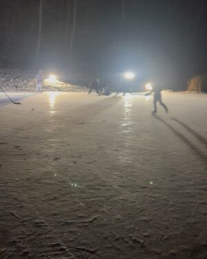 Carrie Underwood Instagram - A special birthday for a special 5 year old!!! Our pond was frozen over in perfect condition for a night skate! What a treat!!! Happy birthday, Jake! I know you wouldn’t have wanted it any other way! #blessed #hockey #12 #HappyBirthday #DudePerfect