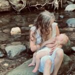 Carson Meyer Instagram - I get lots of questions here about sleep and it you’re looking for some secret solution to get your babe to sleep through the night and nap on a schedule you’ve come to the wrong place. I am no expert in infant sleep, but what if I told you you don’t need an expert? In fact the only expert on your baby is YOU! I have friends with babies that sleep from 7pm-7am every night but that’s not my experience and not the reality for most mamas I know. I haven’t had a single night of uninterrupted sleep in almost a year but even with multiple wakes and feeds every night I feel rested most days and that’s because we bed-share. I don’t have to get up and turn the lights on or walk into another room to tend to her. We fall back asleep in each other’s arms. It works for us. Between leaps, teething and new skills sleep is always changing and every baby is unique. What I can tell you from experience is that the moment you accept the season as it is, the stress will lift. I can also tell you that a baby’s need for connection and closeness and is no less important when the sun goes down. There’s no such thing as a self soothing infant. They rely on our nervous system to co-regulate and when we respond to their cries it reenforces a feeling of safety that is crucial to their neurological development. One day I’ll sleep soundly again but until then I’m soaking up the cuddles that I know won’t last forever.