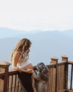Carson Meyer Instagram - Soaking up every second of this sacred time with my loves in our nest above the clouds.