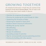 Carson Meyer Instagram – One week left to join the July Growing Together Circle! 🌱 Only a few spaces still open in my last circle of 2022! 

Investing in community, support, knowledge and health is best preparation for an empowered birth and postpartum experience 💫 I hope you’ll join me! 

Link in bio