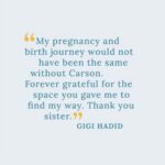 Carson Meyer Instagram - A year ago, in the midst of the pandemic, expecting parents began reaching out to me expressing feelings of isolation and concern regarding the ever-changing hospital restrictions. With the intention of providing a loving community for my clients, and the best tools for navigating this journey from a place of feeling informed and empowered, Growing Together was born. This virtual 12-week circle for mothers covers everything from healthy pregnancy practices and nutrition, to childbirth education, comfort measures, postpartum care and breastfeeding preparation. Not only is it an all-in-one, in-depth class for expecting mothers, it is most importantly a safe space to explore all the questions and emotions that come with transitioning into the great unknown. I am truly in awe of the amazing community of women - from all over the country - that this circle has brought together. The way they show up for themselves, their children and for one another with an open heart and mind gives me so much hope for the future. In a time where everything feels polarizing, there is nothing more important than coming together and holding space for this unique and sacred journey. The first circle of 2022 starts Janurary 5th and is now open on my website (link in bio) ✨ Limited space available. Feel free to DM with any questions