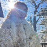 Carson Meyer Instagram – I traded in California sunshine for the occasional -17 degree snow day to live in a log cabin in the woods and I wouldn’t have it any other way. 

Jacket of my dreams designed by @baba.bytasha
