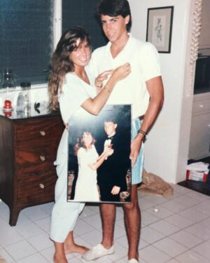 Casey Patterson Instagram - #FB When your boyfriend’s mom made you re-create your first #prom photo every year. Every. Year. 😬❤️🏝 #firstlove #stcroix Love you Jan Hanley x