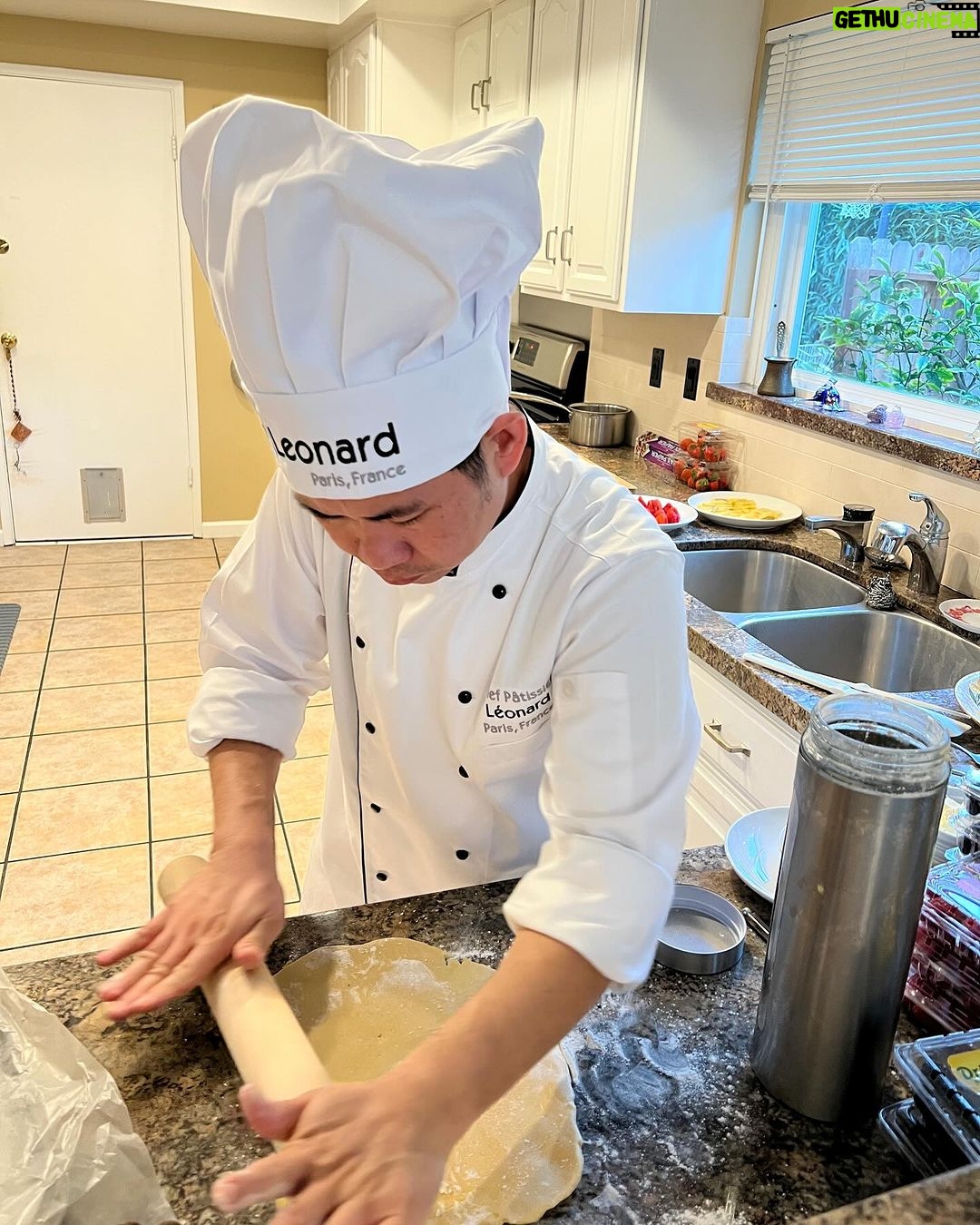 Cat Cora Instagram - I love working with Master Pastry Chef Leonard Kimhourt Taing, he has such a stellar culinary career and reputation. I have used his expertise, recipes, and exquisite creations for many of my events over the years. I just recently tested specialized fruit tarts in Santa Barbara with him as seen in this picture. We had the best time, laughed hard and ate wayyy too much. He is so talented, creative, and passionate. I love his expertise in the traditions of French Baking with his unique knowledge of Cambodian delicacies. I can’t wait until we bake together again. #cheflife #chef #MasterPastryChef #ChefLeonardKimhourtTaing #ChefLeonard #pastrychef #cambodianchef #artofpastry #inspired #IC3