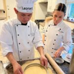 Cat Cora Instagram - I love working with Master Pastry Chef Leonard Kimhourt Taing, he has such a stellar culinary career and reputation. I have used his expertise, recipes, and exquisite creations for many of my events over the years. I just recently tested specialized fruit tarts in Santa Barbara with him as seen in this picture. We had the best time, laughed hard and ate wayyy too much. He is so talented, creative, and passionate. I love his expertise in the traditions of French Baking with his unique knowledge of Cambodian delicacies. I can’t wait until we bake together again. #cheflife #chef #MasterPastryChef #ChefLeonardKimhourtTaing #ChefLeonard #pastrychef #cambodianchef #artofpastry #inspired #IC3