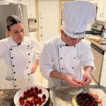 Cat Cora Instagram - I love working with Master Pastry Chef Leonard Kimhourt Taing, he has such a stellar culinary career and reputation. I have used his expertise, recipes, and exquisite creations for many of my events over the years. I just recently tested specialized fruit tarts in Santa Barbara with him as seen in this picture. We had the best time, laughed hard and ate wayyy too much. He is so talented, creative, and passionate. I love his expertise in the traditions of French Baking with his unique knowledge of Cambodian delicacies. I can’t wait until we bake together again. #cheflife #chef #MasterPastryChef #ChefLeonardKimhourtTaing #ChefLeonard #pastrychef #cambodianchef #artofpastry #inspired #IC3