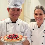 Cat Cora Instagram - I love working with Master Pastry Chef Leonard Kimhourt Taing, he has such a stellar culinary career and reputation. I have used his expertise, recipes, and exquisite creations for many of my events over the years. I just recently tested specialized fruit tarts in Santa Barbara with him as seen in this picture. We had the best time, laughed hard and ate wayyy too much. He is so talented, creative, and passionate. I love his expertise in the traditions of French Baking with his unique knowledge of Cambodian delicacies. I can’t wait until we bake together again. #cheflife #chef #MasterPastryChef #ChefLeonardKimhourtTaing #ChefLeonard #pastrychef #cambodianchef #artofpastry #inspired #IC3