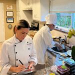 Cat Cora Instagram - I love working with Master Pastry Chef Leonard Kimhourt Taing, he has such a stellar culinary career and reputation. I have used his expertise, recipes, and exquisite creations for many of my events over the years. I just recently tested specialized fruit tarts in Santa Barbara with him as seen in this picture. We had the best time, laughed hard and ate wayyy too much. He is so talented, creative, and passionate. I love his expertise in the traditions of French Baking with his unique knowledge of Cambodian delicacies. I can’t wait until we bake together again. #cheflife #chef #MasterPastryChef #ChefLeonardKimhourtTaing #ChefLeonard #pastrychef #cambodianchef #artofpastry #inspired #IC3